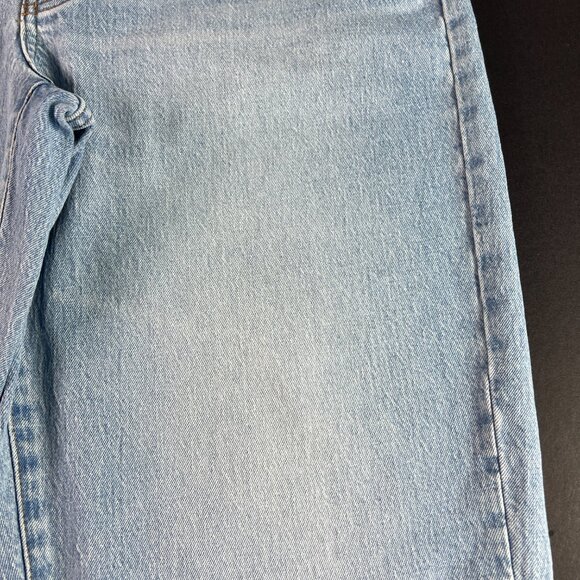 Madewell Jean Women 33x22* Balloon Baggy High Rise Crop Light Blue Denim Tag 31P - Picture 3 of 16